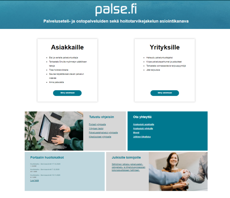 Palse.fi -portaalin Toimipistehallinnan Uudistus - Polycon